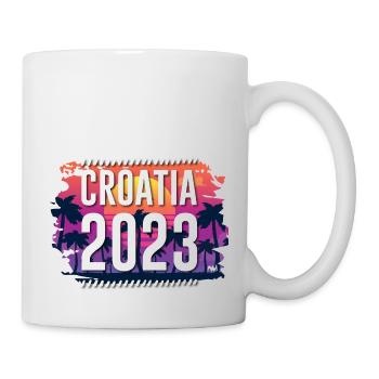 Croatie 2023 - Mug blanc - blanc - Droite