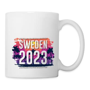 Suède 2023 - Mug blanc - blanc - Droite