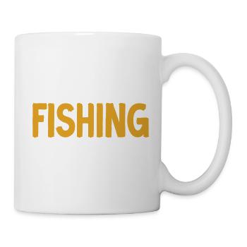 Fishing - Tasse - Weiß - Rechts
