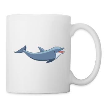 Meerestiere - Tasse - Weiß - Rechts
