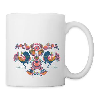 Vögel - Tasse - Weiß - Rechts