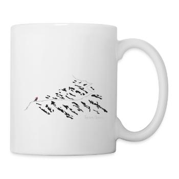 Terres Noires – Mountainbike red - Mug - white - Right