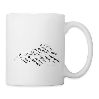 Terres Noires - Mountainbike b/w - Mug - white - Right