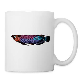 Meerestiere - Tasse - Weiß - Rechts
