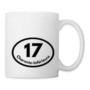 charente-inférieure - Mug blanc - blanc - Droite