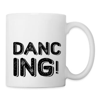 Danse Musique de danse - Mug blanc - blanc - Droite