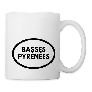 basses pyrénées - Mug blanc - blanc - Droite