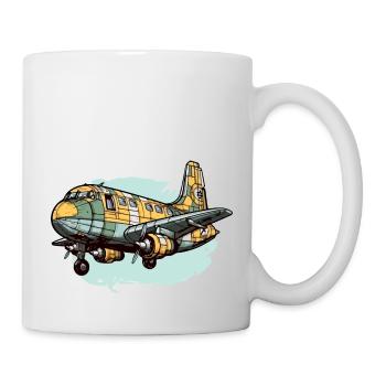 Passenger aircraft - Mug - white - Right