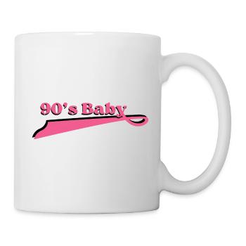 90's baby - Mug - white - Right