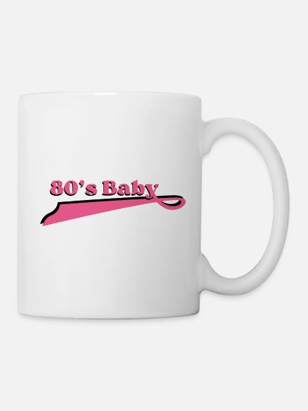 Année 80 baby - Mug blanc - blanc
