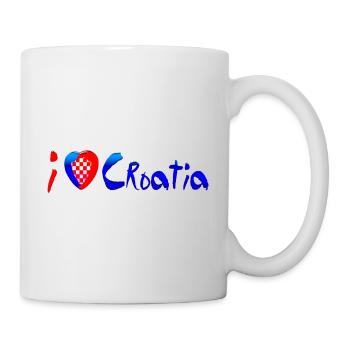 Croatie hrvatska croatie hrv voyage europe zagreb - Mug blanc - blanc - Droite