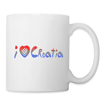 Kroatien hrvatska kroatien hrv reisen europa zagreb - Tasse - Weiß - Rechts