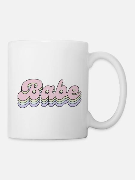 Babe Pastell - Brautteam - Tasse - Weiß