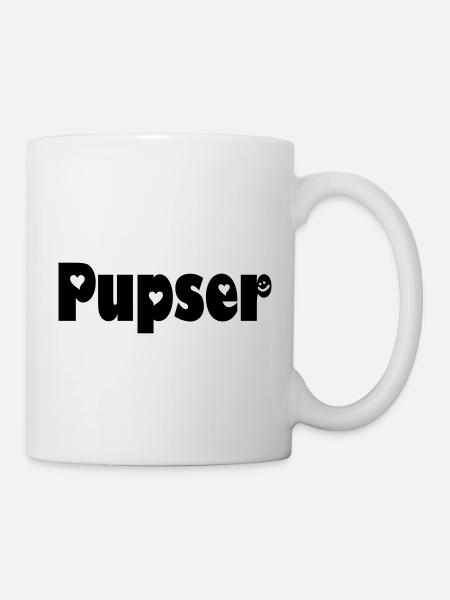 pupser - Tasse - Weiß