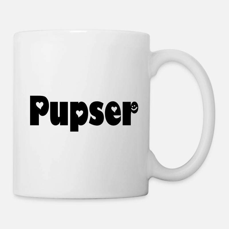 pupser - Tasse - Weiß