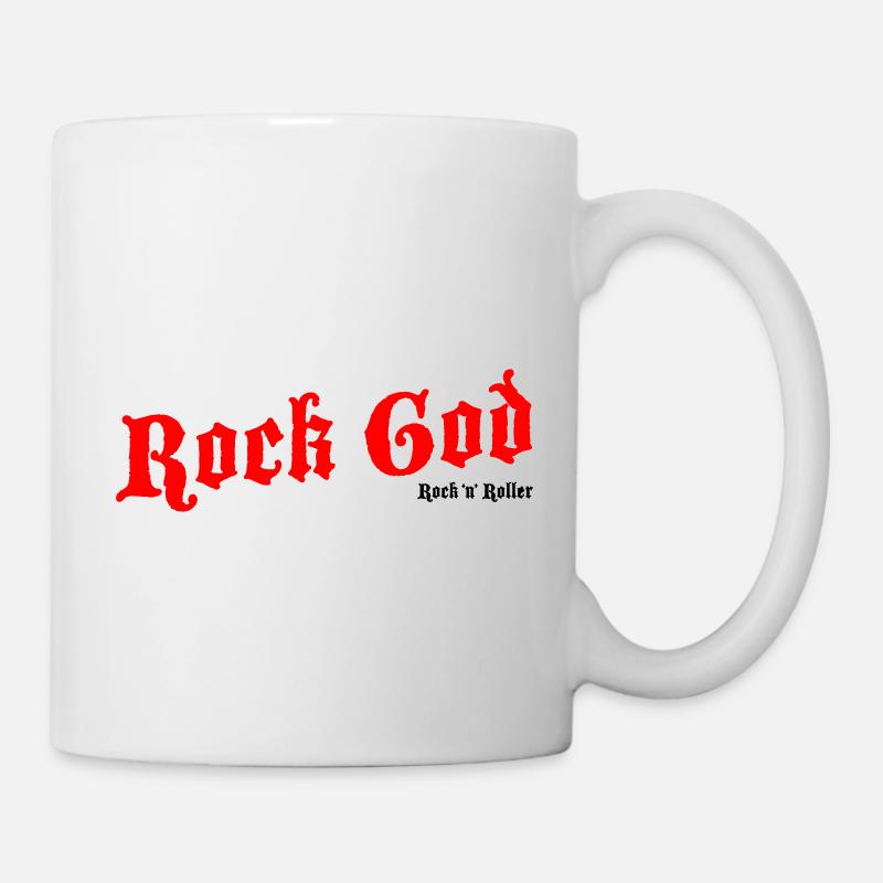 Rock God - Mug - white