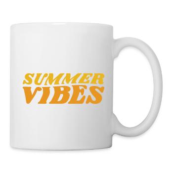 Summer vibes - Tasse - Weiß - Rechts