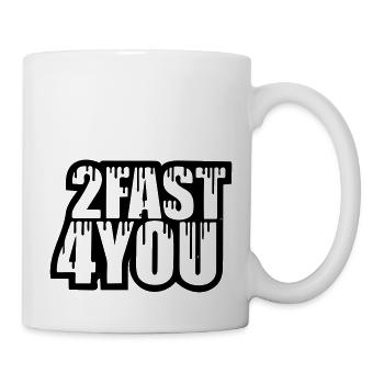 2 rapide 4 vous - Mug blanc - blanc - Droite