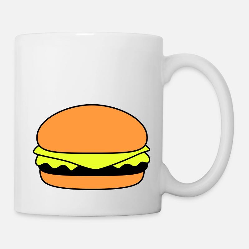 Burger 01 - Mug blanc - blanc