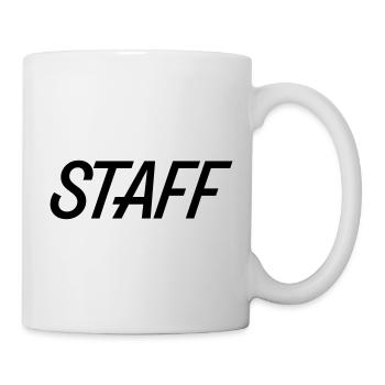 STAFF - Tasse - Weiß - Rechts