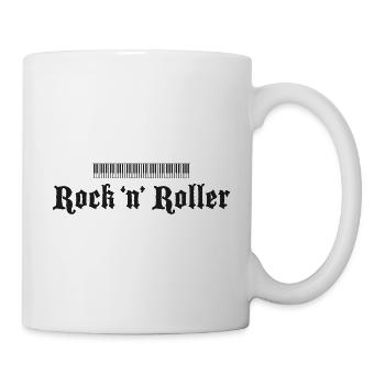 Clavier Noir Petit - Mug blanc - blanc - Droite