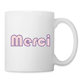 MAÎTRESSE. MAITRE. MERCI. MERCI MAÎTRESSE. MAITRE - Mug blanc - blanc - Droite