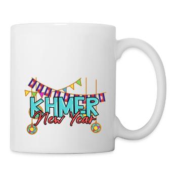 Cambodge Khmer Nouvel An Choul Chnam I Cadeau - Mug blanc - blanc - Droite