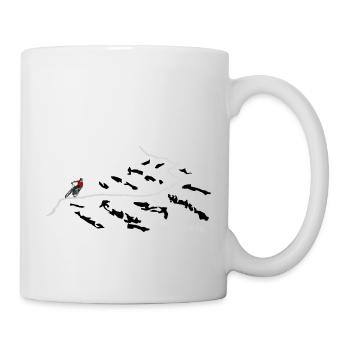 Mountainbiker - Terres Noires - Tasse - Weiß - Rechts