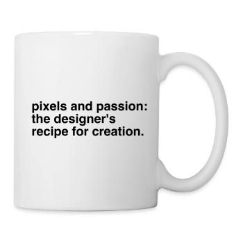 Designer Designerin Design 014 - Tasse - Weiß - Rechts