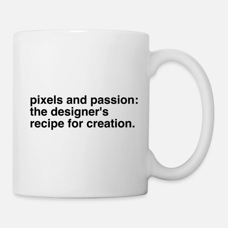 Designer Designer Design 014 - Mug blanc - blanc
