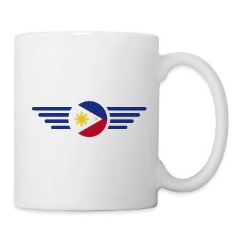 T-shirt de conception de style philippin - Mug blanc - blanc - Droite