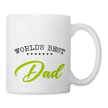 Worlds Best Dad - Mug - white - Right