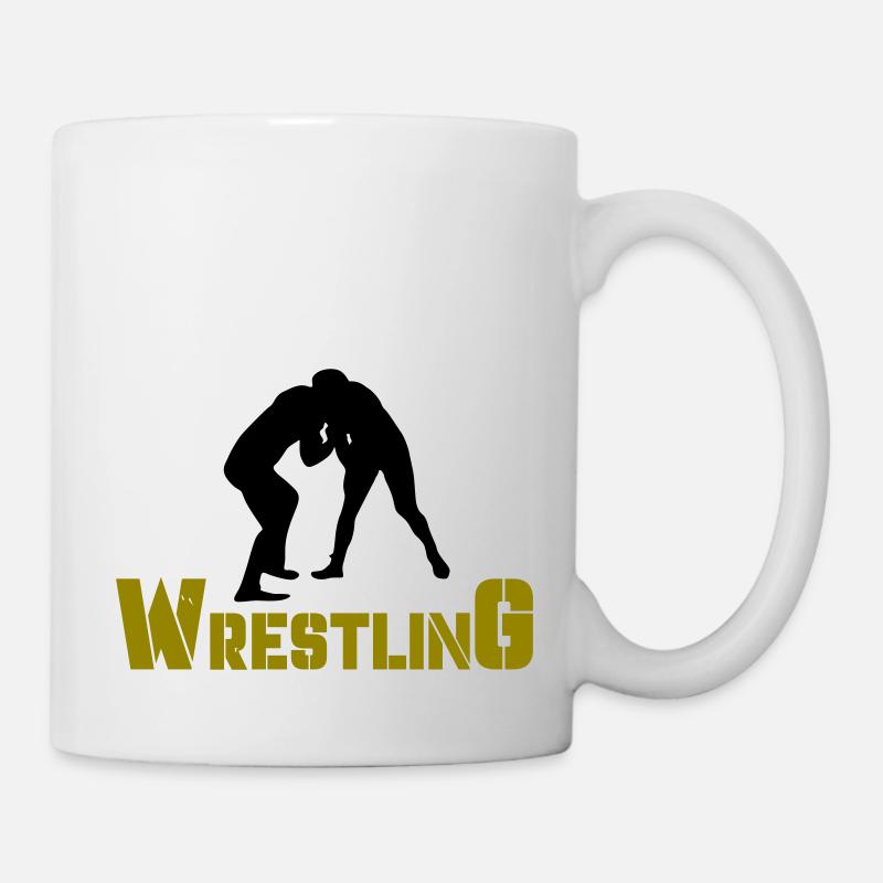 wrestling - Tasse - Weiß