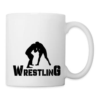 Wrestling - Tasse - Weiß - Rechts