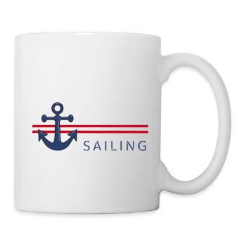 sailing - Tasse - Weiß - Rechts