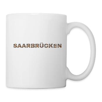 Saarbrücken Hund - Tasse - Weiß - Rechts