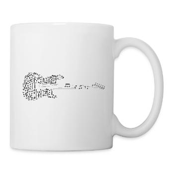 Guitar Sheet Music - Mug - white - Right