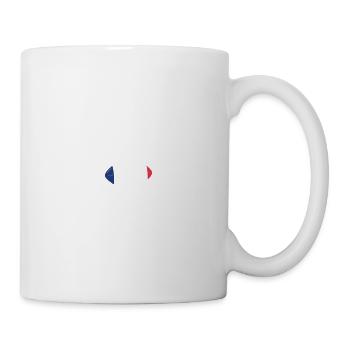 Rugby Battement De Coeur - Mug blanc - blanc - Droite