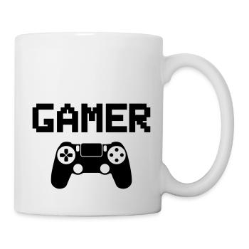 gamer - Tasse - Weiß - Rechts