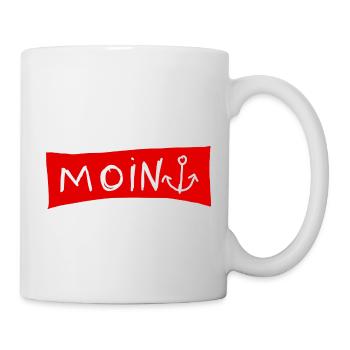 Moin - Tasse - Weiß - Rechts