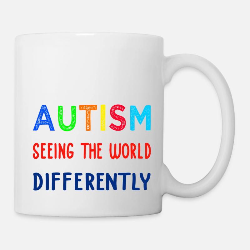 Autism Seeing Differently - Mug - white