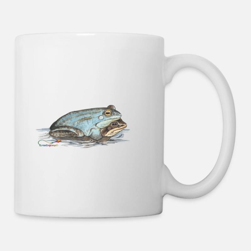 Moorfrosch - Tasse - Weiß