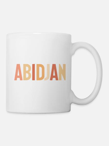 Abidjan - Mug blanc - blanc