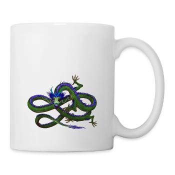 DRAGON CHINOIS - Mug blanc - blanc - Droite