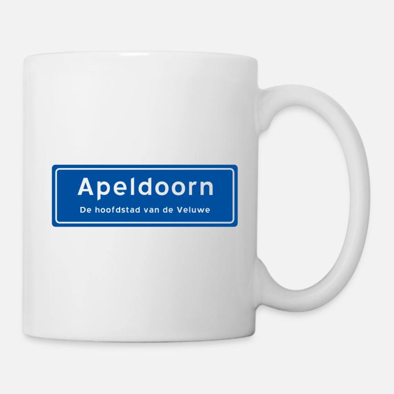 Apeldoorn place name sign - Mug - white