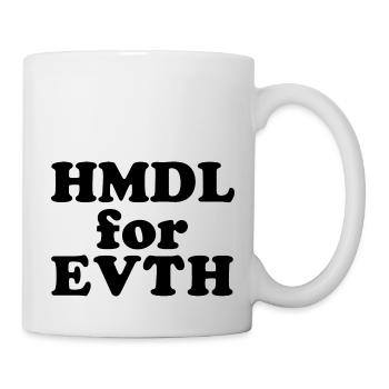 HMDL for Evth - Alhamdulillah for everything - Mug - white - Right