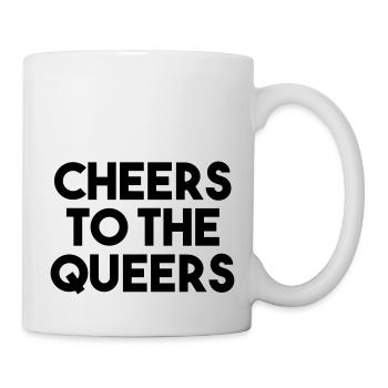 EIN HOCH AUF DIE QUEERS - Tasse - Weiß - Rechts