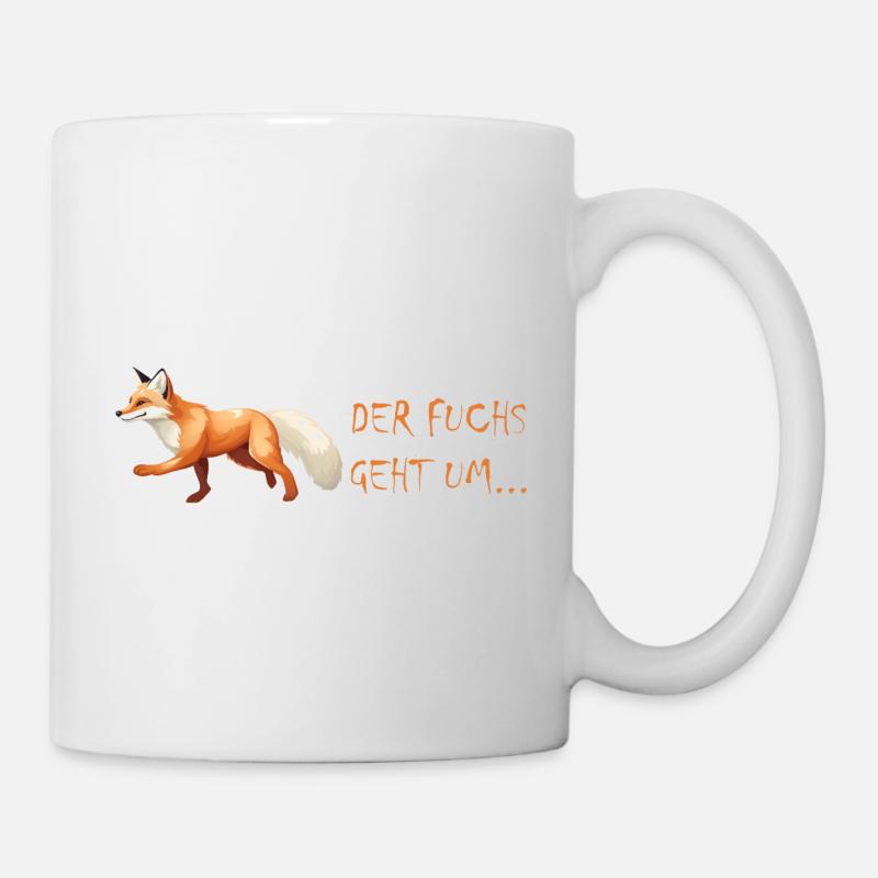 Der Fuchs geht um - Tasse - Weiß