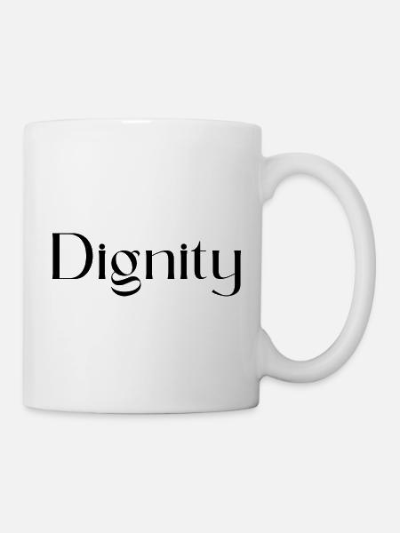 Dignity - Mug blanc - blanc