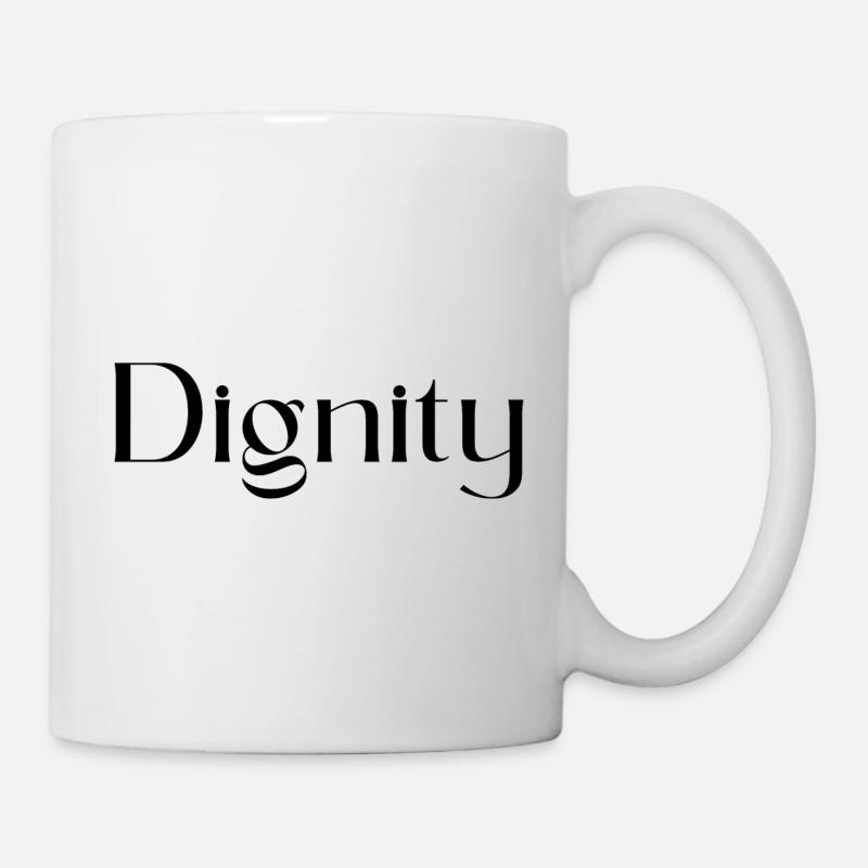Dignity - Mug blanc - blanc